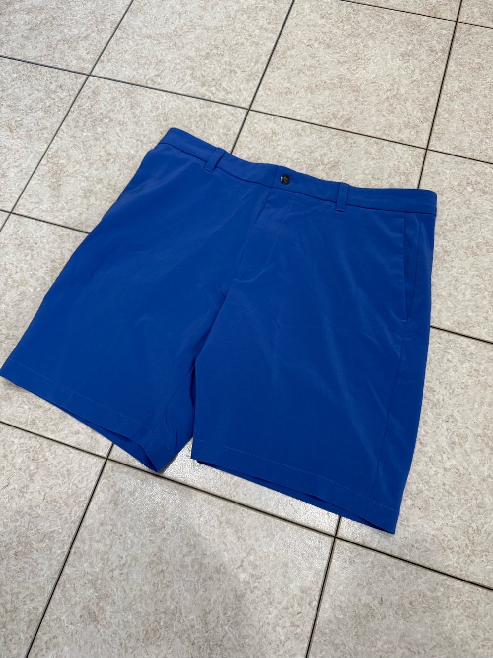 Callaway Men's Blue Performance Flat-Front Golf Shorts
